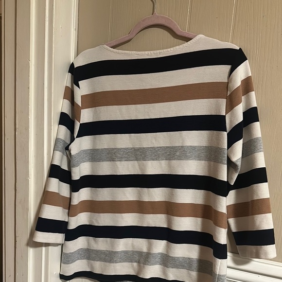 Talbots Classic Striped Knit Top - Picture 8 of 11